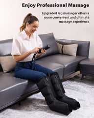 CINCOM leg massager in circulation mode supports steady leg circulation.
