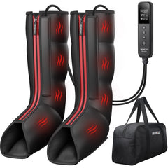 CINCOM leg massager with four chambers delivers 360° foot and leg compression for fatigue relief.