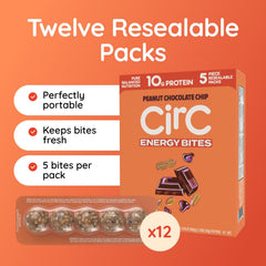 Gluten-free CirC Energy Bites with non-GMO ingredients for clean snacking