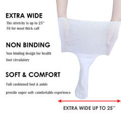 CIRZUEX soft terry cushioned foot provides daily comfort.