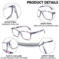CLASAGA multifocus glasses on a user working at a computer