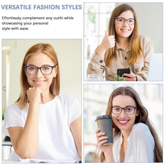 Clasaga pattern print reading glasses side view, lightweight comfort for all-day wear.