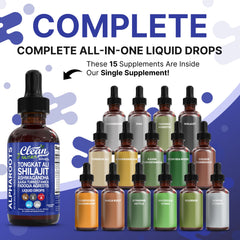 Clean Nutra Tongkat Ali Liquid Drops pour showing easy on the go dosing.