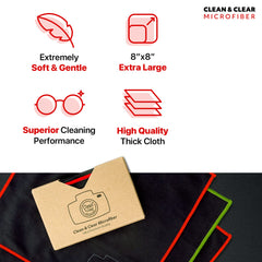 Clean & Clear Microfiber paño tableta, uso suave en dispositivos táctiles