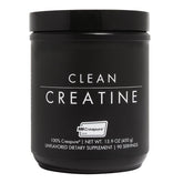 Clean Creatine powder unflavored bottle ready for versatile workouts and clean energy.