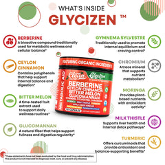 Poured GlyciZen capsules demonstrate convenient vegan capsules for daily use.