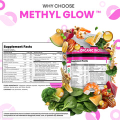 Omega-3 fish oil softgels from Clean Nutra Methyl Glow highlight heart and brain support.
