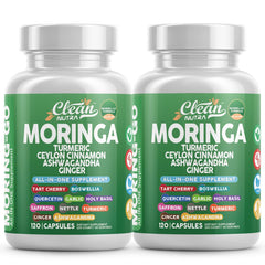 Clean Nutra Moring-Go bottle front view for daily capsule use