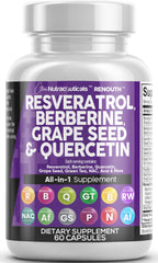 Clean Nutraceuticals Renouth bottle front for daily polyphenol support