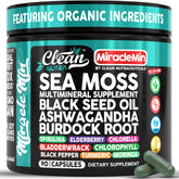 Clean Nutra Sea Moss Capsules with Irish moss bolster daily mineral balance and gut wellness.