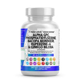 Clean Nutraceuticals Alpha GPC capsules for daily cognitive focus.