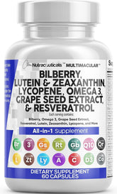 Clean Nutraceuticals Eye Vitamins bottle front for easy daily eye health support