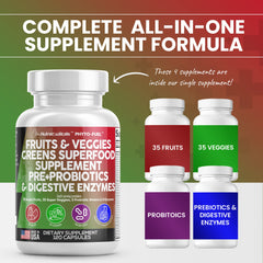 Clean Nutraceuticals Reds & Greens capsules in hand for on-the-go nutrition.