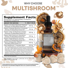 Clean Nutraceuticals Lions Mane trio immunity illustration emphasizes immune balance.