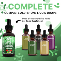 Clean Nutraceuticals oil dropper pours drops for quick convenient daily use