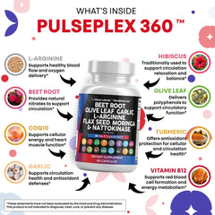 Clean Nutraceuticals olive leaf garlic complex with antioxidant-rich formulation for wellness.