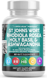 Clean Nutraceuticals Positeava mood-support bottle demonstrating daily mood balance potential.