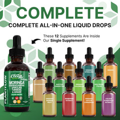 Clean Nutraceuticals Spirulina Chlorella Barley Grass greens in glass bottle for daily nutrition