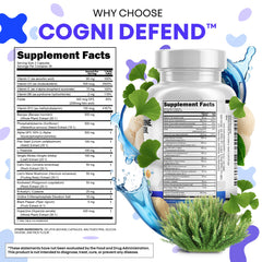 Clean Nutraceuticals uridine lions mane cats claw capsules for memory support.