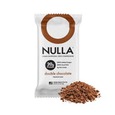 CleanForm Nulla Bar double chocolate pack, protein-packed snack for post-workout energy.