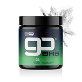 CleanForm Nutrition goBHB bottle pour showing clean energy on demand during workouts