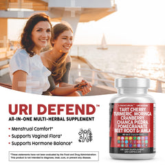 Clean Nutraceuticals cranberry-pomegranate blend capsules with informative label and glass bottle.