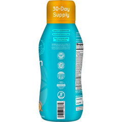 Clear Formulas bottle side view showing compact packaging for kids.
