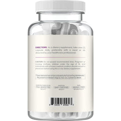 Close-up of quercetin dihydrate capsule emphasizing enhanced absorption.