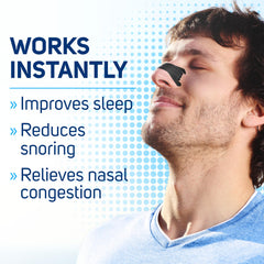 Clear Passage nasal strip providing fast relief from congestion due to cold or allergy