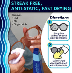 Clear View travel kit—compact design fits pockets and purses.