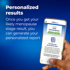 Clearblue packaging with QR code for app download and guidance.