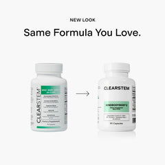 CLEARSTEM MindBodySkin vitamins with DIM and antioxidants for balanced hormones.