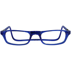 Clic permanent rigid headband keeps glasses handy around the neck when not in use.