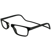 Clic reading glasses with front magnet connection for quick on-off use