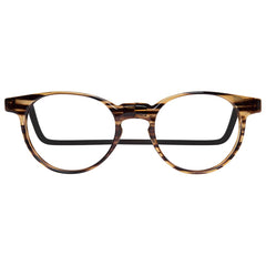 Clic Taku Havana reading glasses side view showing durable frame