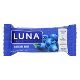 Clif Bar Luna Bar Blueberry Bliss packaging for on-the-go snacking.