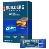 CLIF BUILDERS OREO-Bar front shows Oreo-flavored bar for post-workout fuel