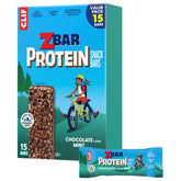 Clif Kid ZBar Protein packaging close-up shows branding and wholesome ingredients