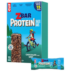 Clif Kid ZBar Protein packaging close-up shows branding and wholesome ingredients