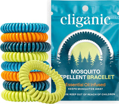Cliganic mosquito bracelets packaging: convenient for quick grab-and-go outdoors.