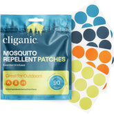 Cliganic parches repelentes mosquitos para niños, protección portátil durante paseos al aire libre.