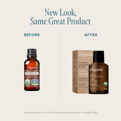 Cliganic Patchouli oil diffuser-ready setup for easy aromatherapy blending.