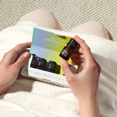 Cliganic peppermint essential oil bottle for refreshing aroma and diffuser use