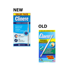 Clinere ear cleaners with a flexible scoop for safety