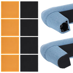 Clofiak patch package ready for quick heel cap installation and repair