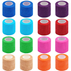 Clooflar self-adhesive bandage wrap 16-rolls pack for quick, secure support.