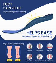 Cloudflo insoles with heel cushion reduce pressure for all-day wear.