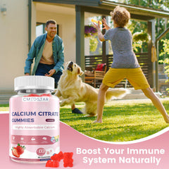 CMEDSTAR Sugar-free vegan strawberry gummies pack for a tasty wellness boost.