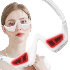 CNBHEABY under-eye red light therapy device for reducing puffiness and brightening tired eyes.