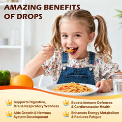 Ingredients label highlighting non-GMO and natural sweeteners on CNCHEF drops.